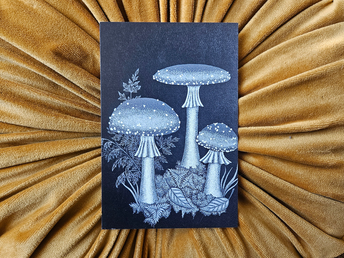 "Agaric" Mini Print