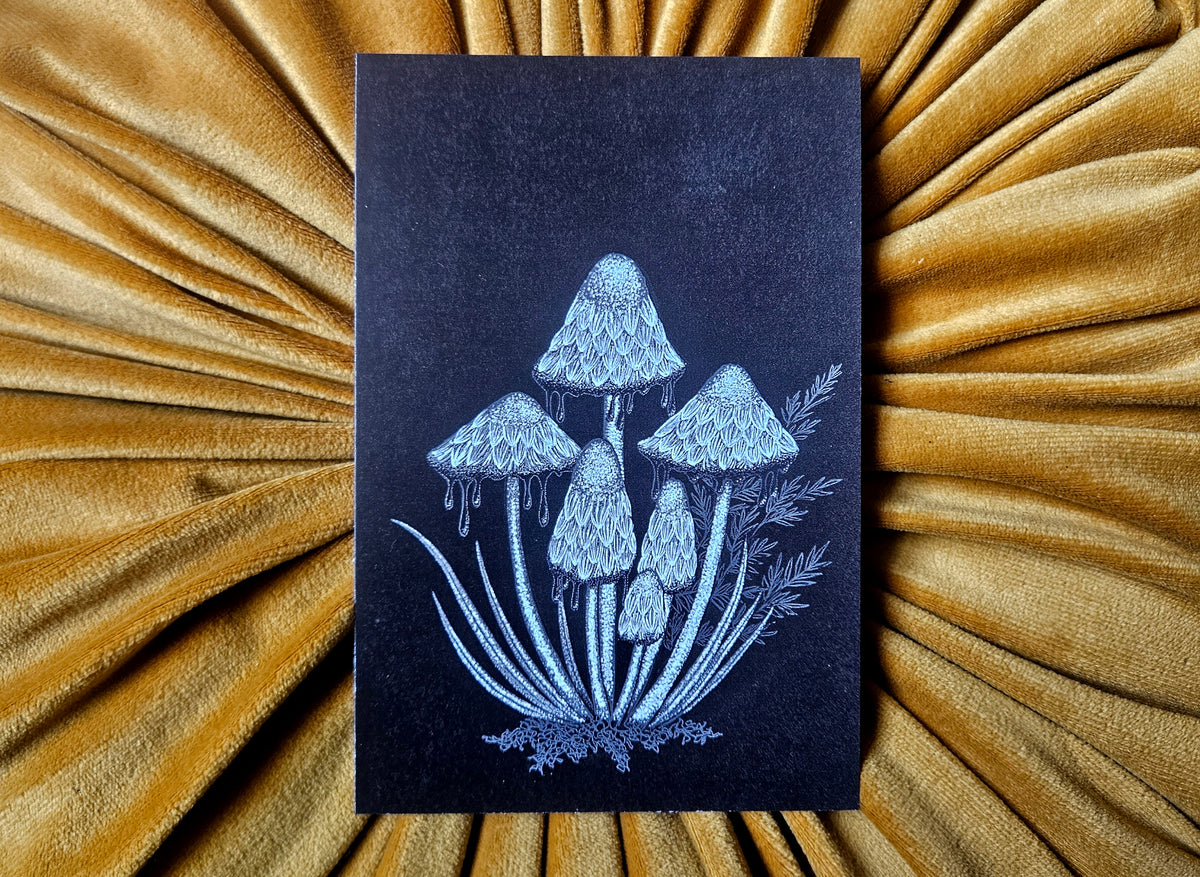 Inky Caps Mini Print