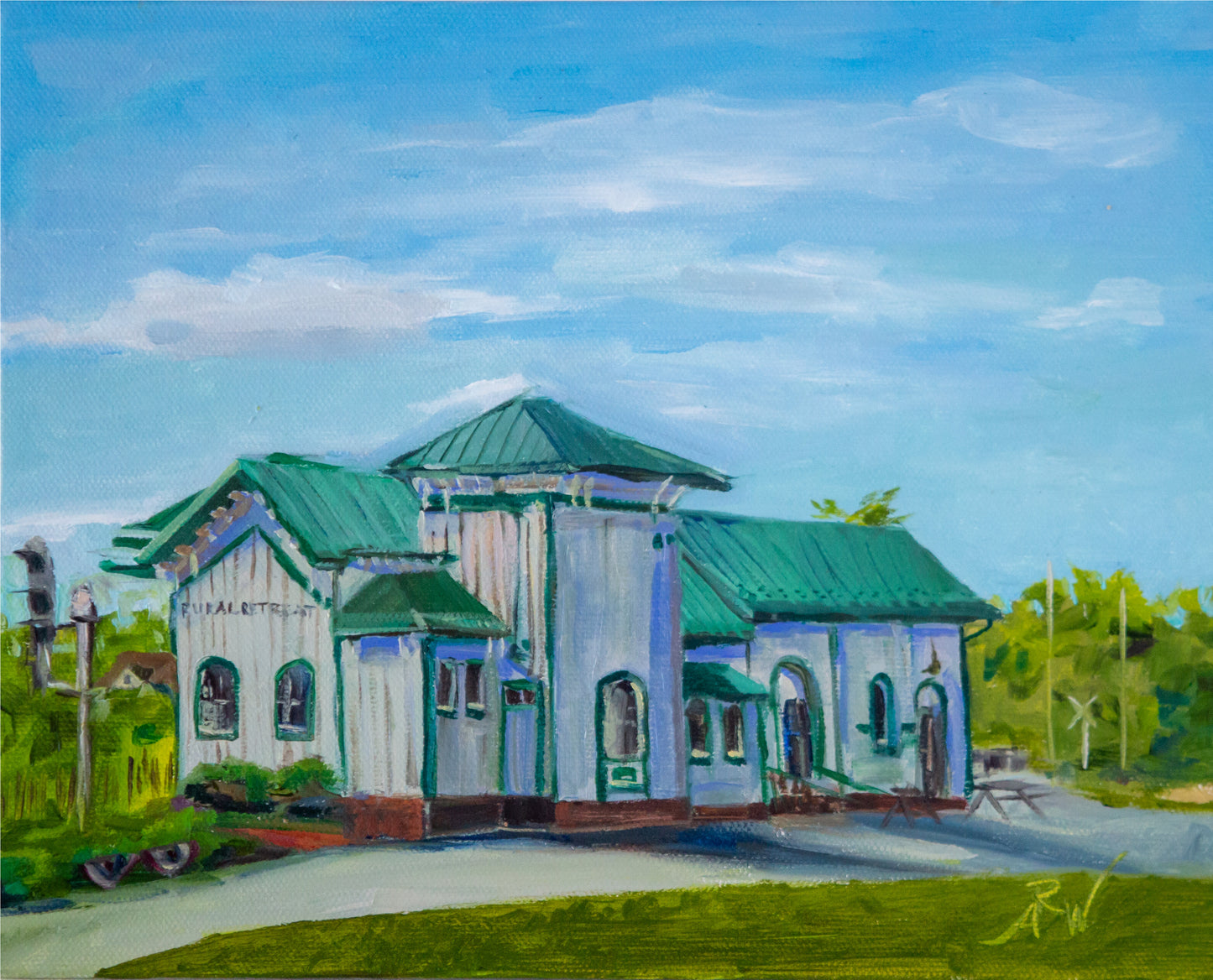 Rural Retreat Train Depot