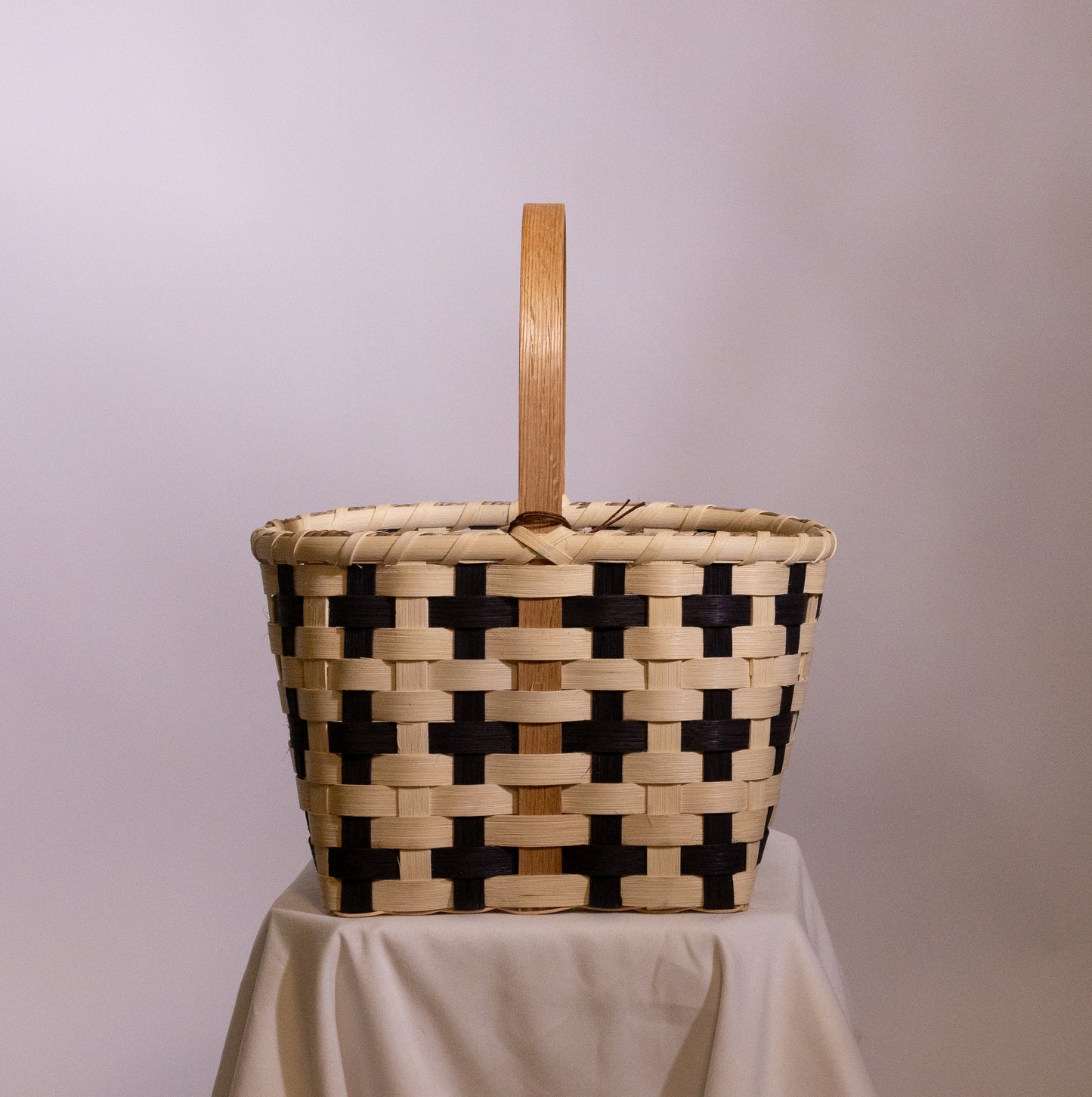 Square Market Black Plus Sign Basket