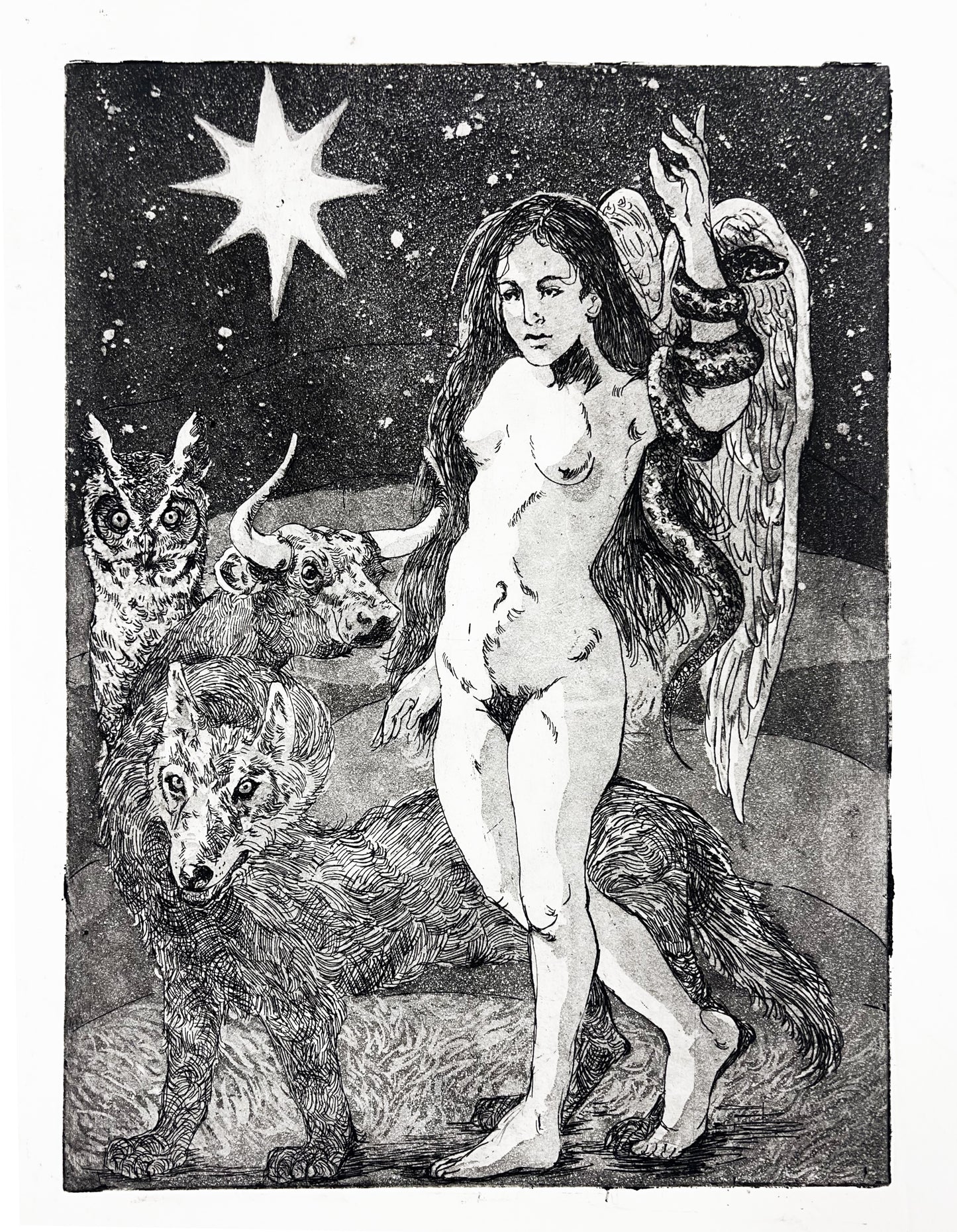 The Spirit Appeared at Dusk