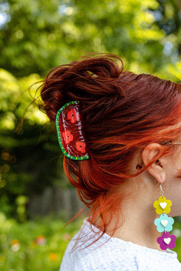 Watermelon Hair Claw by The Peach Fuzz