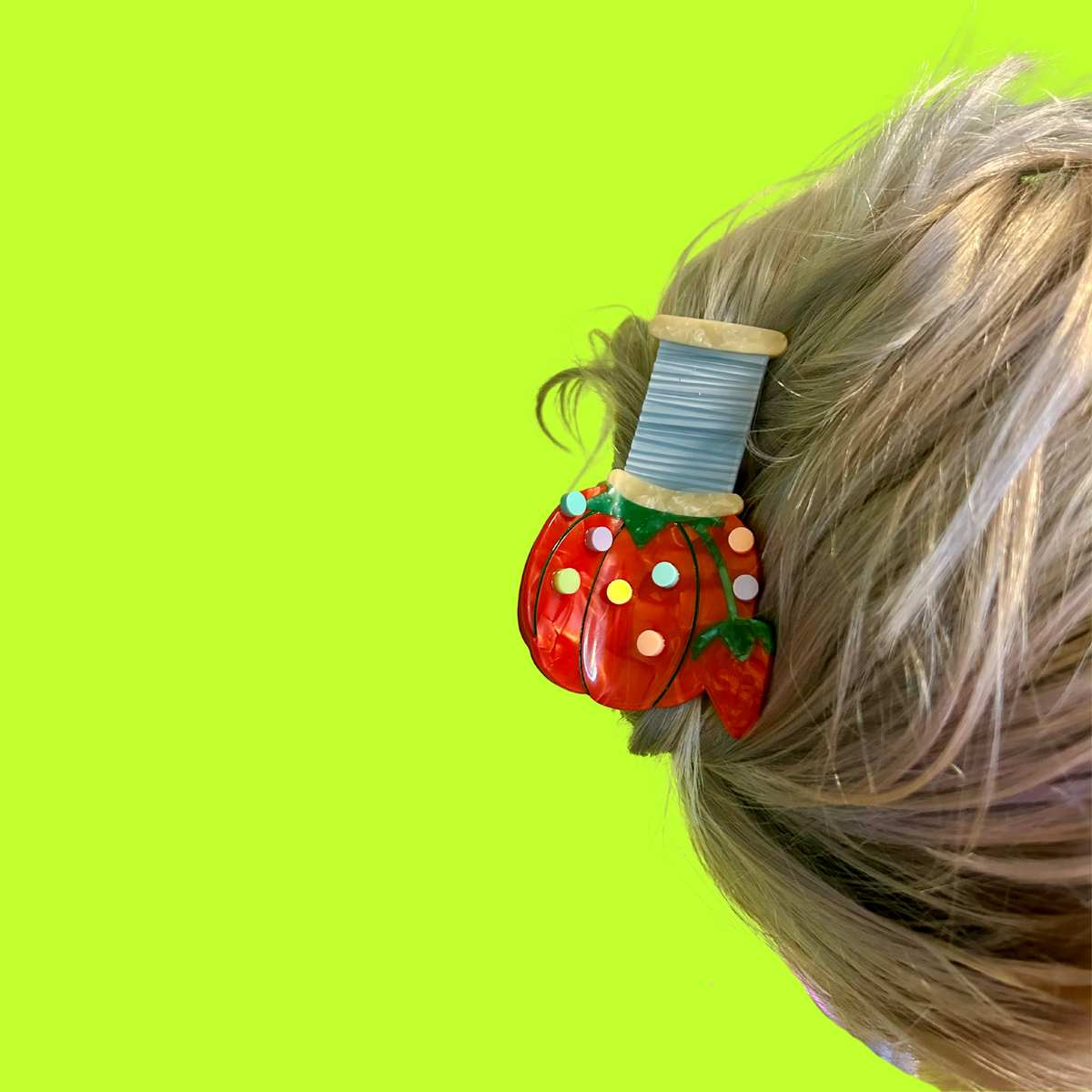 Pin Cushion Hair Claw by The Peach Fuzz