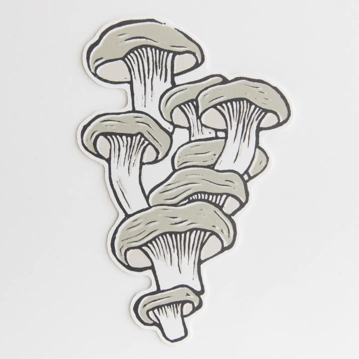 Oyster Mushroom Eco-Friendly Paper Sticker
