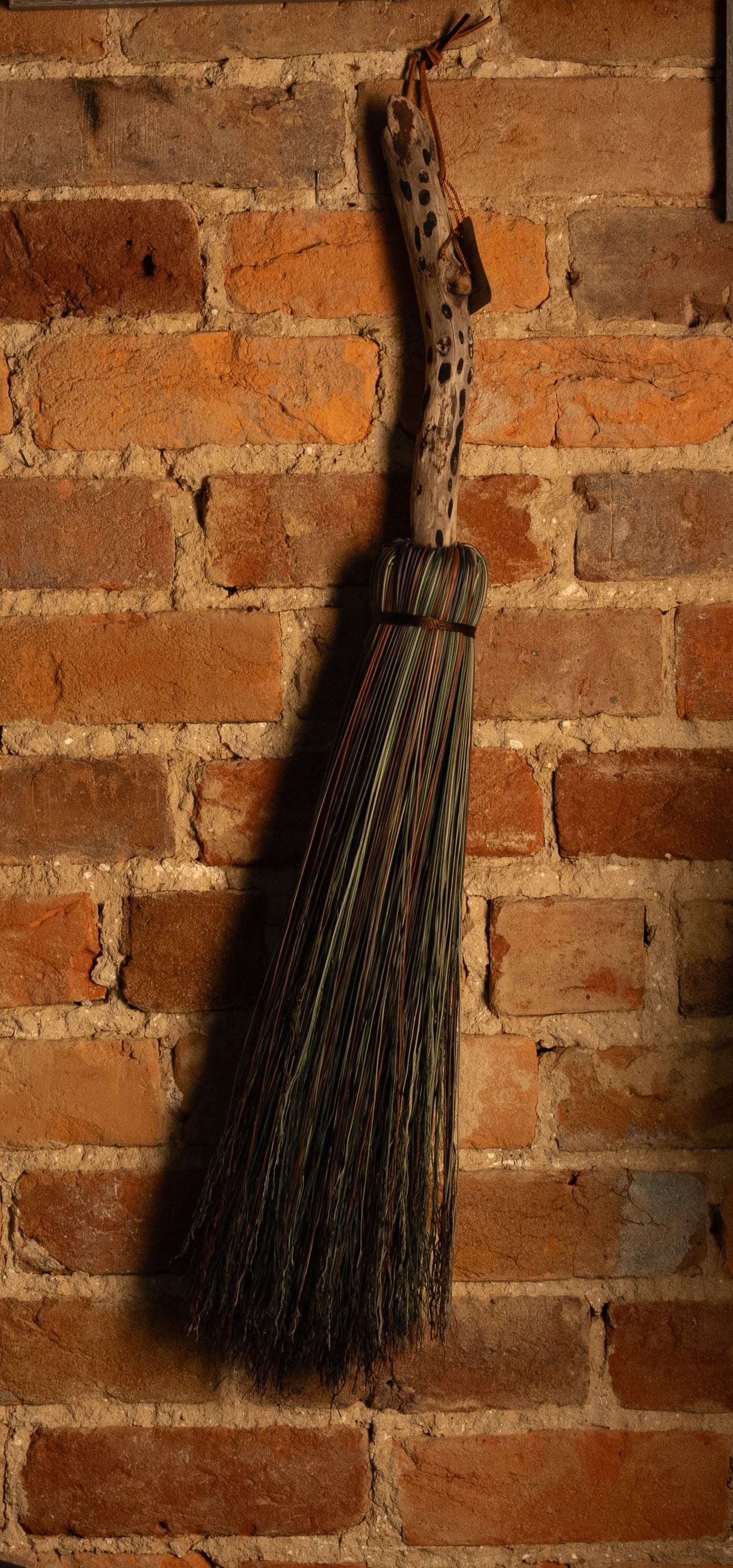 Found Wood Mid-Length Hand Broom
