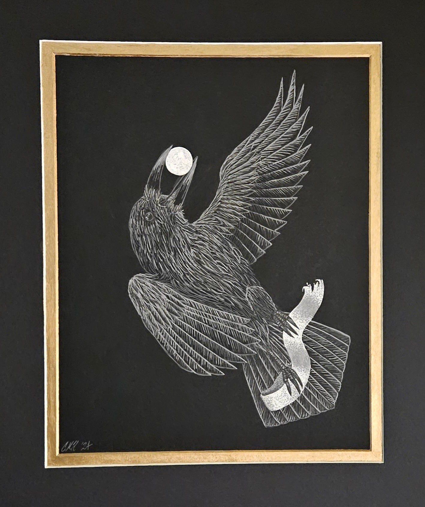 Mama, Here Comes Midnight Print