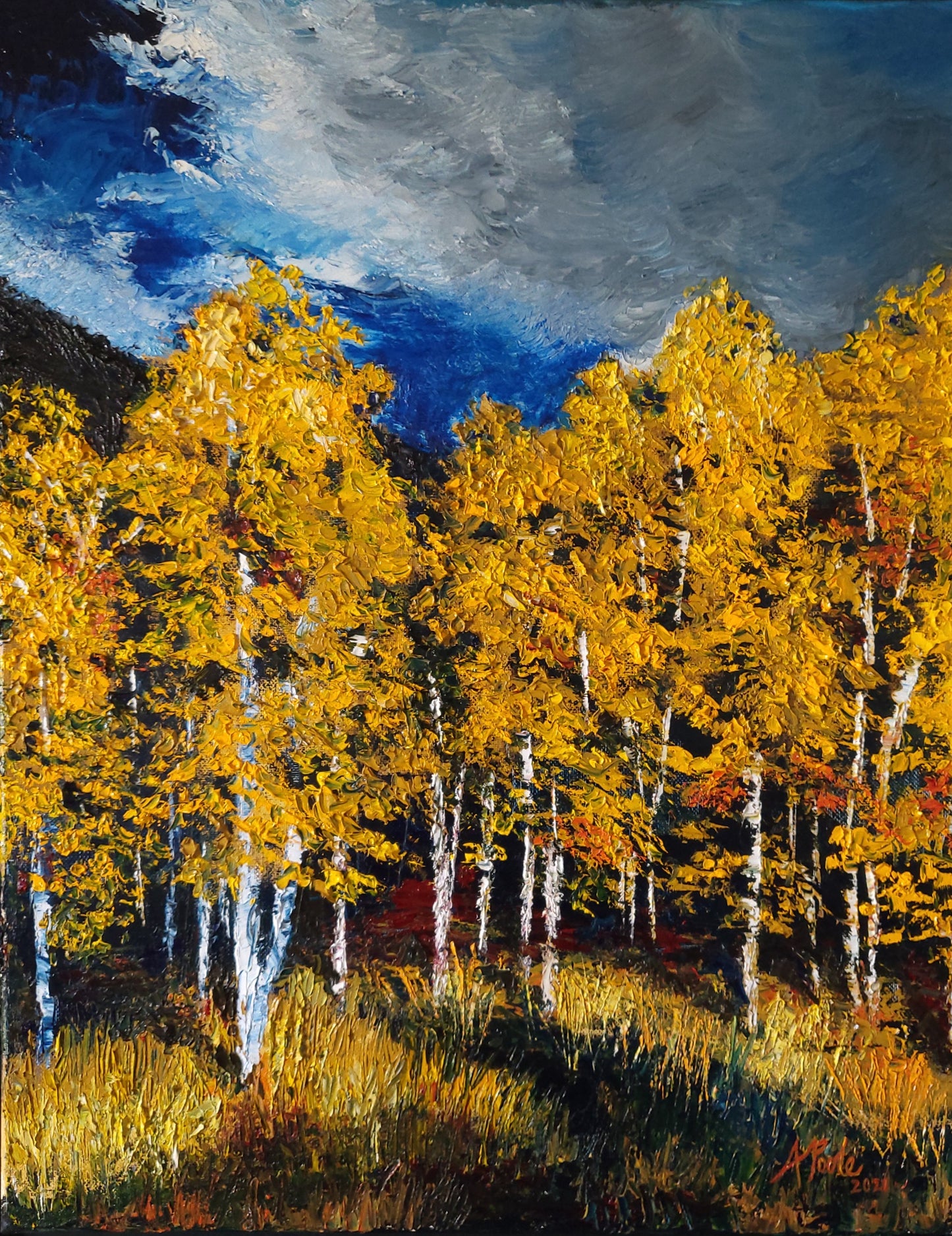 Golden Hour-Aspens