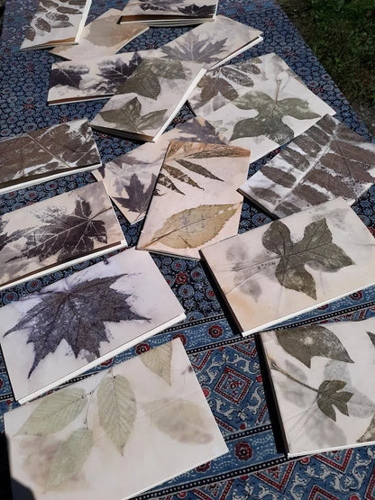 Eco Print Leaf Journal