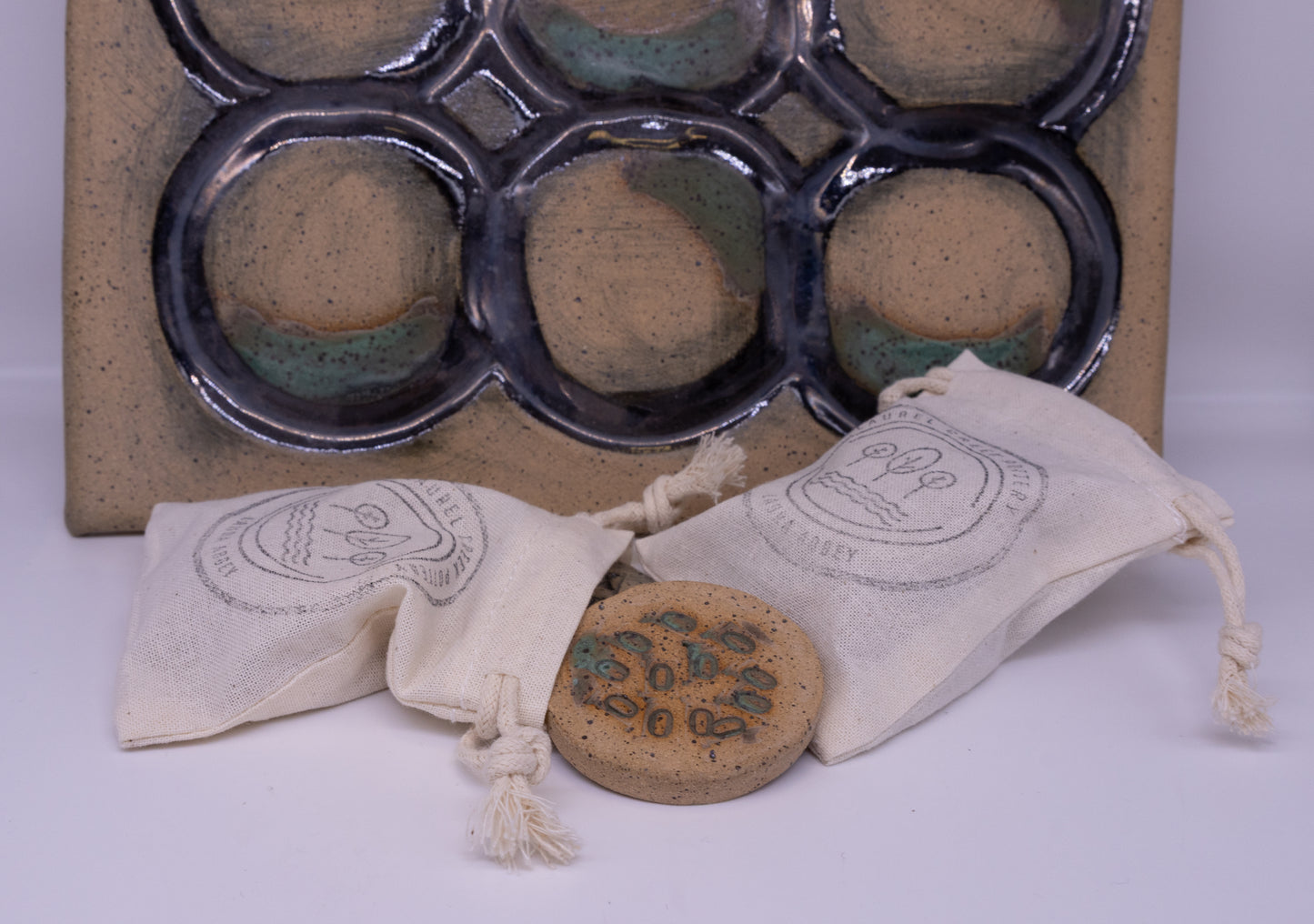 Ceramic Tic Tac Toe Board