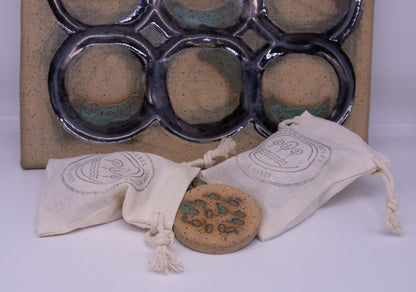 Ceramic Tic Tac Toe Board