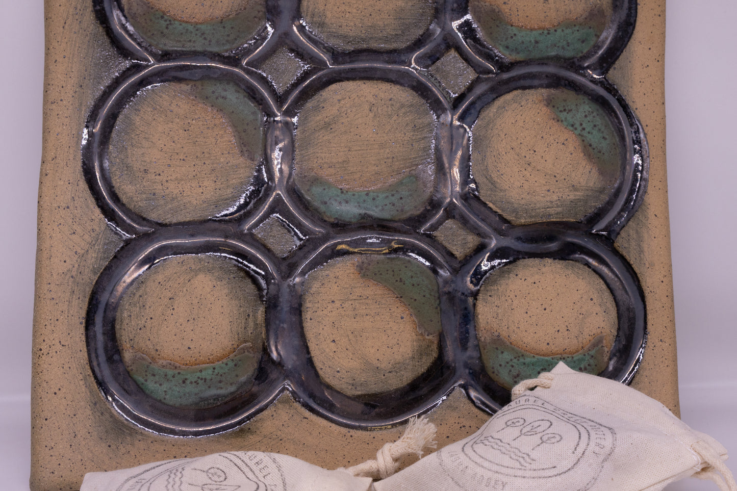 Ceramic Tic Tac Toe Board