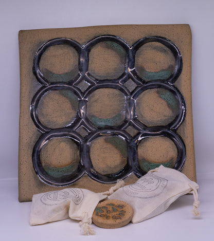 Ceramic Tic Tac Toe Board