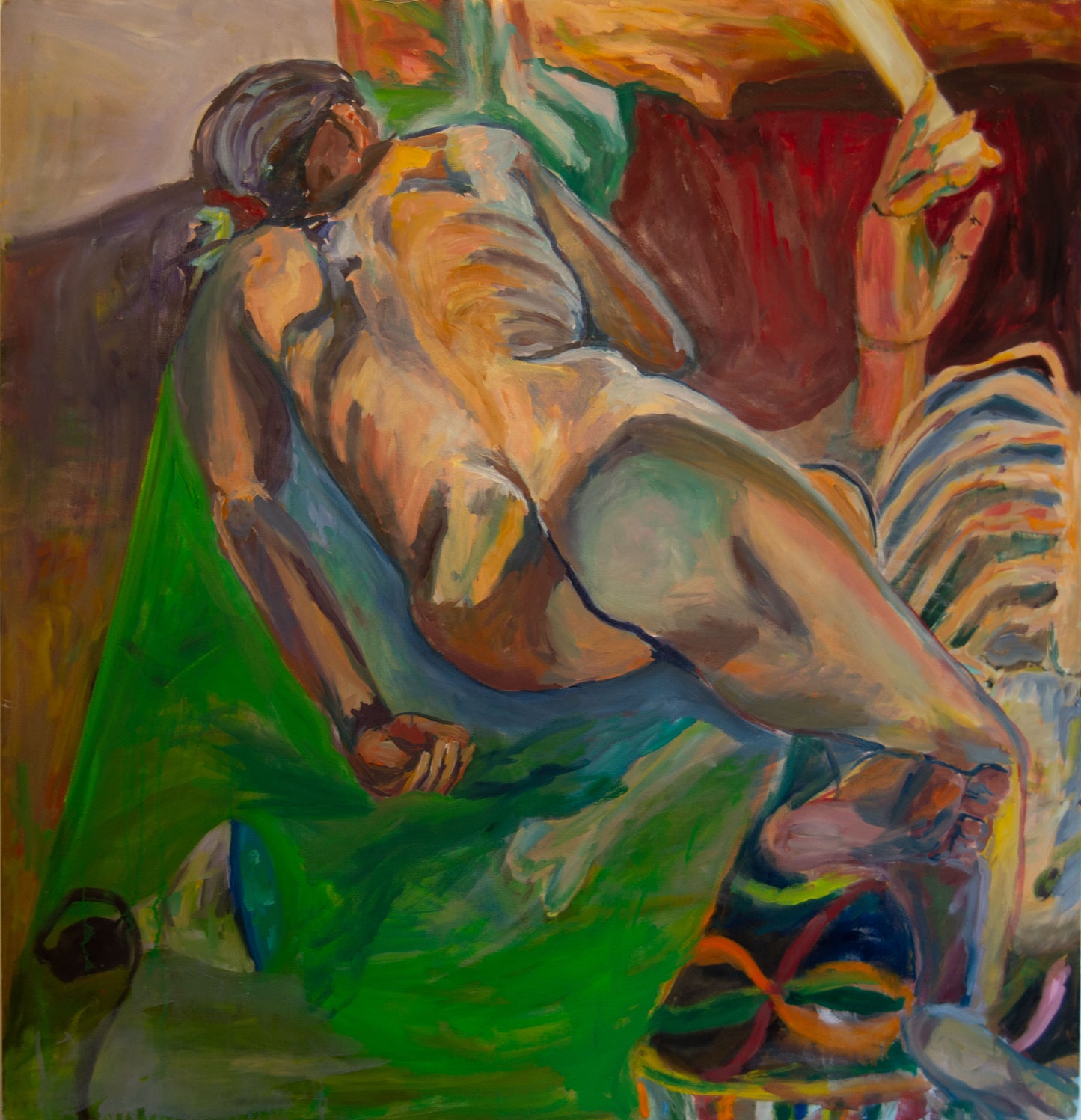 The body keeps the score holding that pose