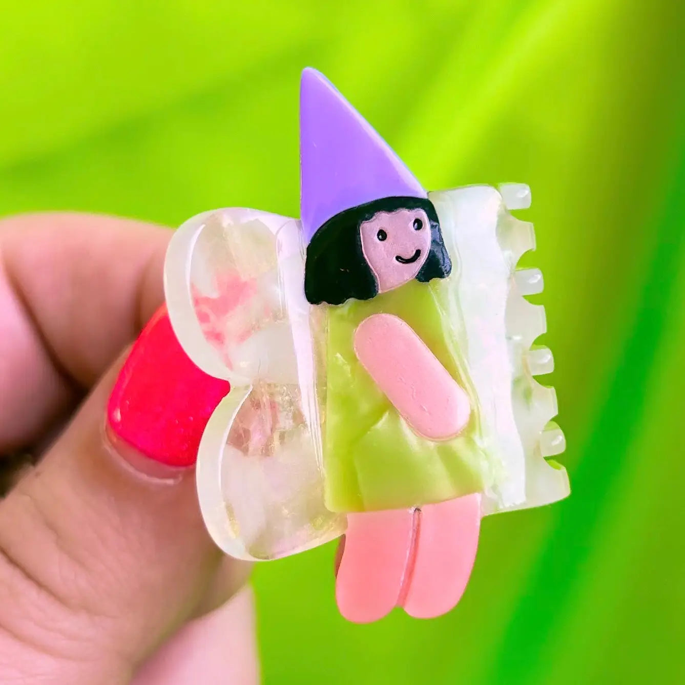 Fairy Claw Clip — Peach Fuzz