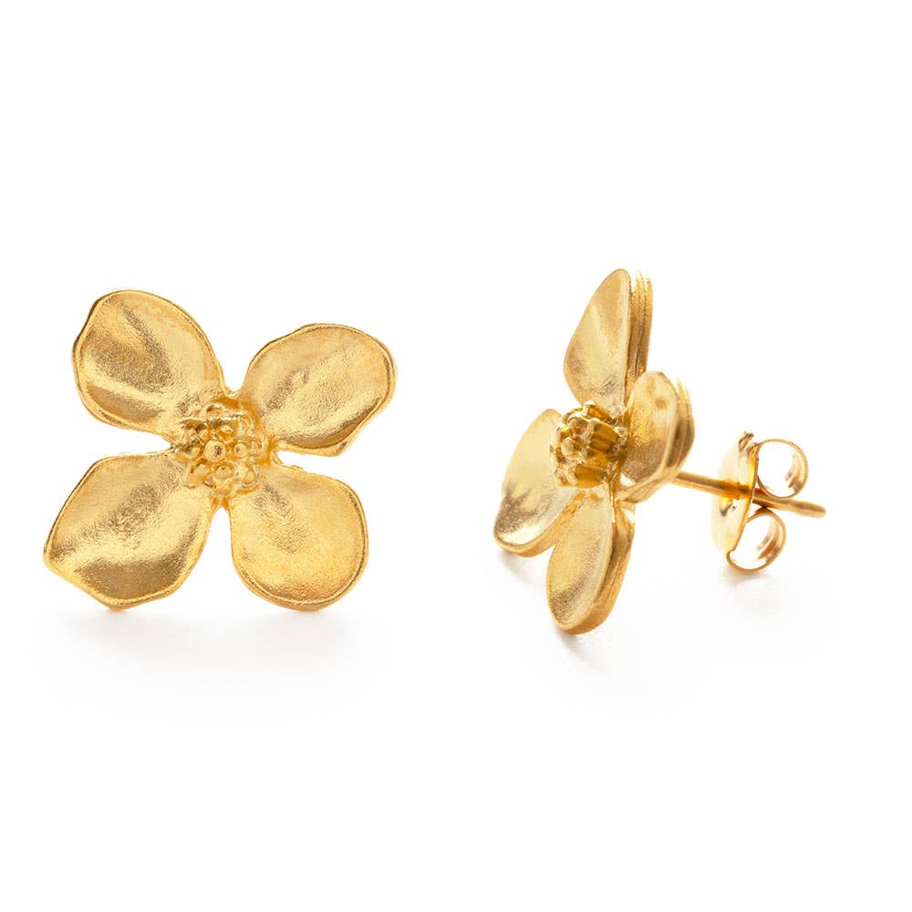 Amano Studio - Dogwood Flower Stud Earrings
