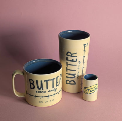 City in Bloom Ceramics - Extra Salty Butter Mug: Medium