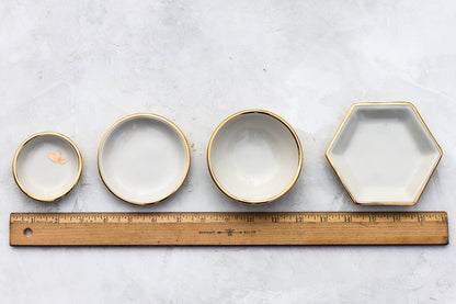 Apricity Ceramics - Large Iridescent Ring Dish | Handmade Pottery with Gold