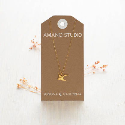 Amano Studio - Tiny Swallow Bird Necklace