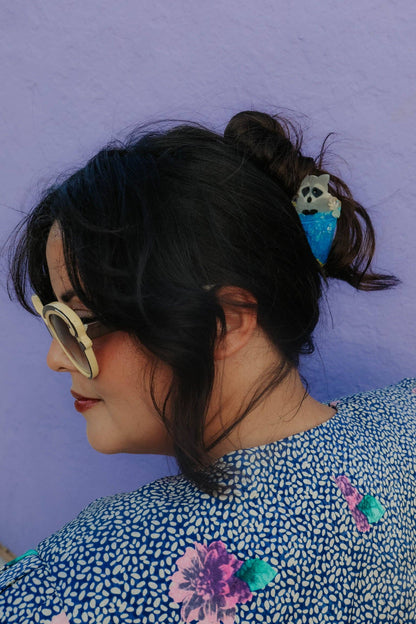 The Peach Fuzz - Trash Panda Raccoon Hair Claw: Perfect