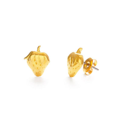 Amano Studio - Golden Strawberry Stud Earrings