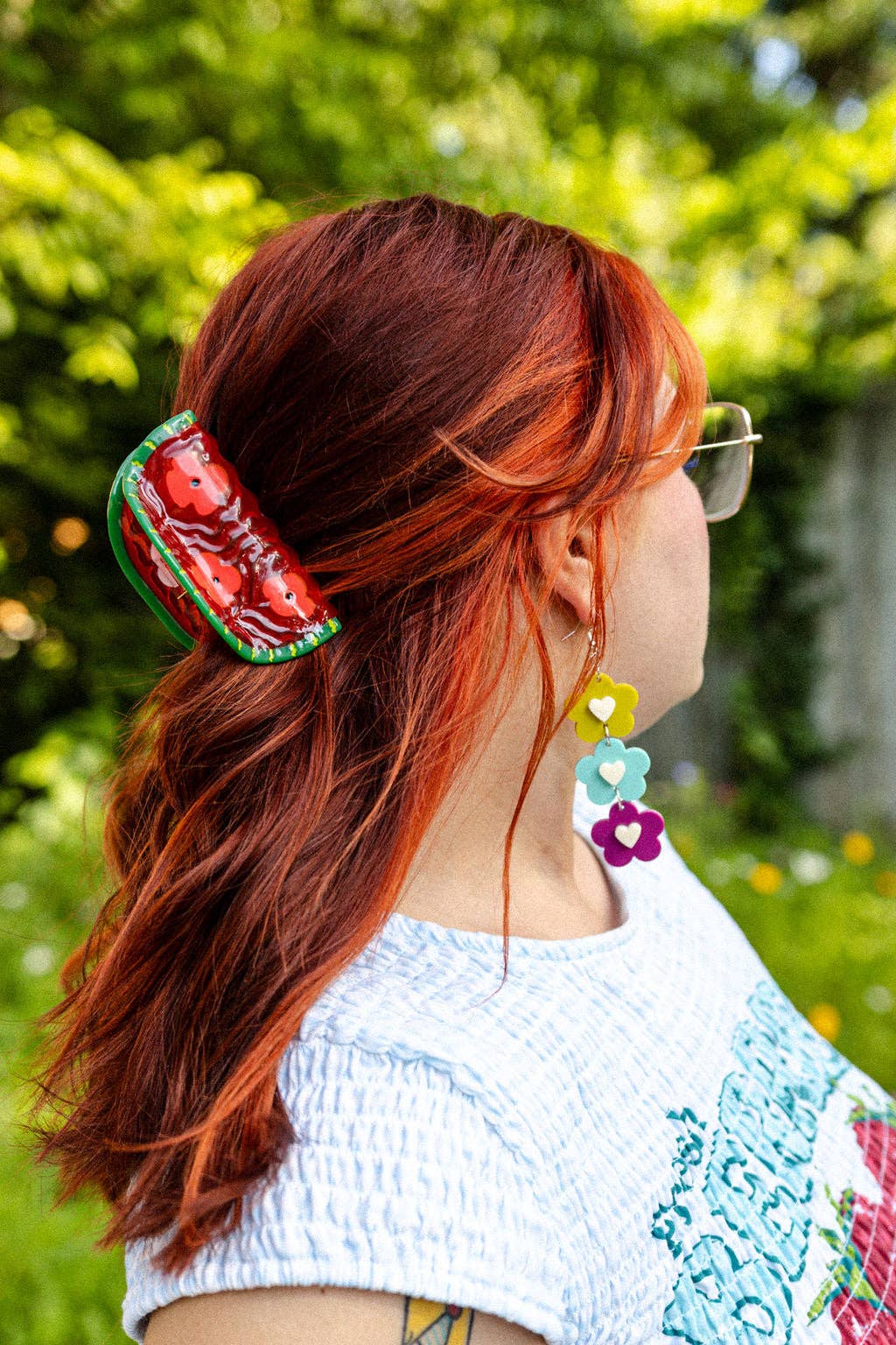 Watermelon Hair Claw