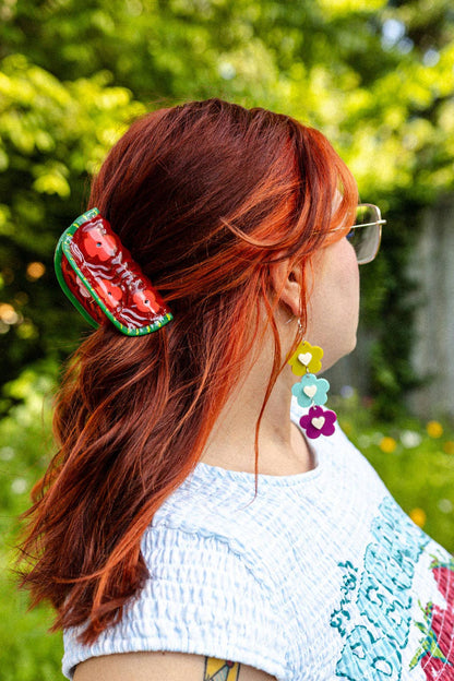 Watermelon Hair Claw