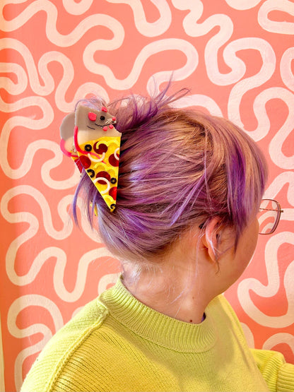 The Peach Fuzz - Pizza Rat Hair Claw