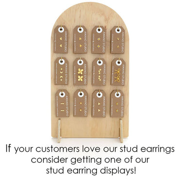 Amano Studio - Golden Strawberry Stud Earrings