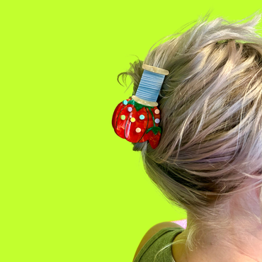 Pin Cushion Hair Claw by The Peach Fuzz