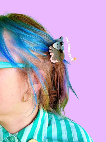 The Peach Fuzz - Mini Possum Hair Claw: Perfect