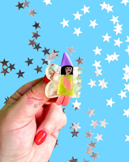 The Peach Fuzz - Fairy Mini Hair Claw