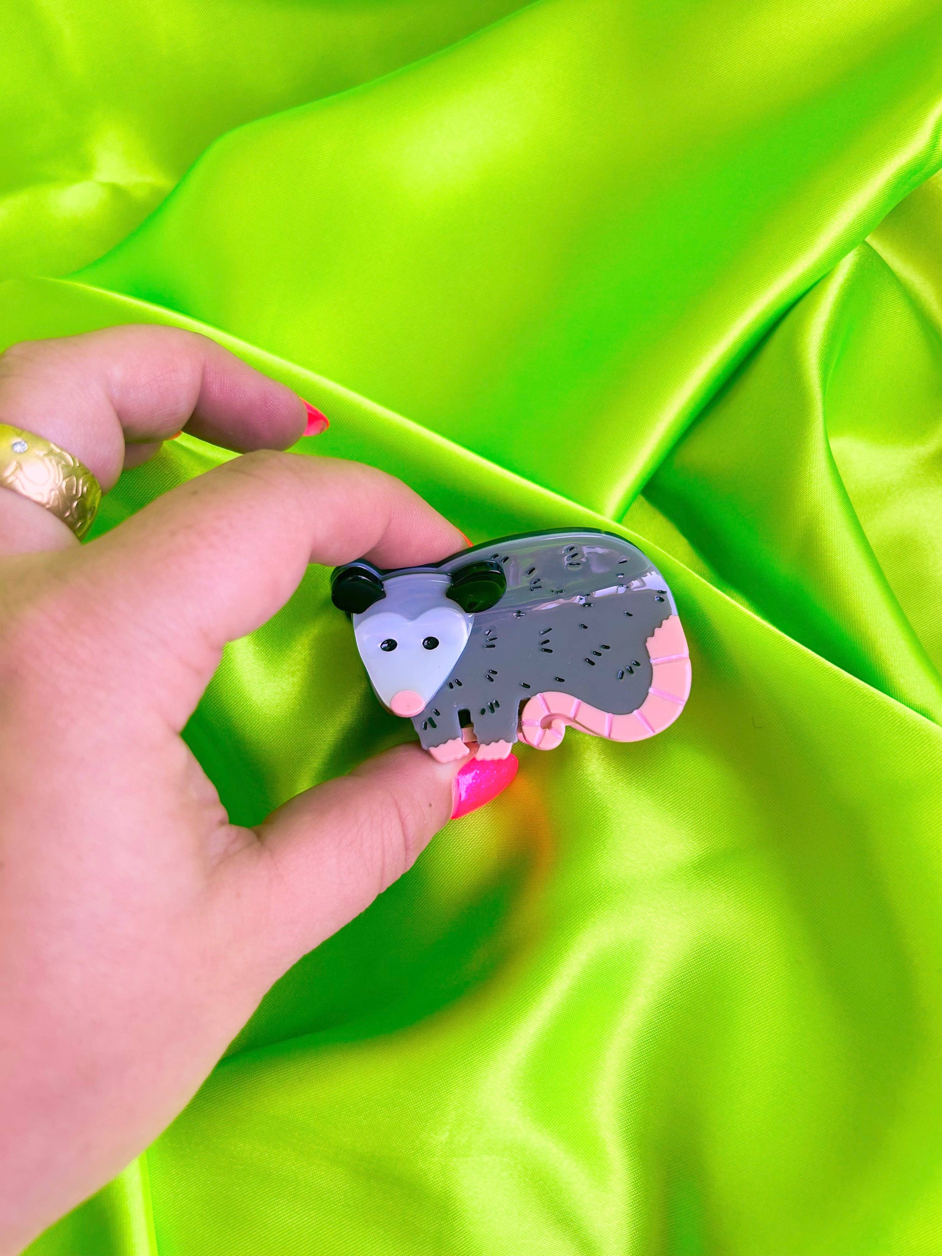 Mini Possum Hair Claw by The Peach Fuzz