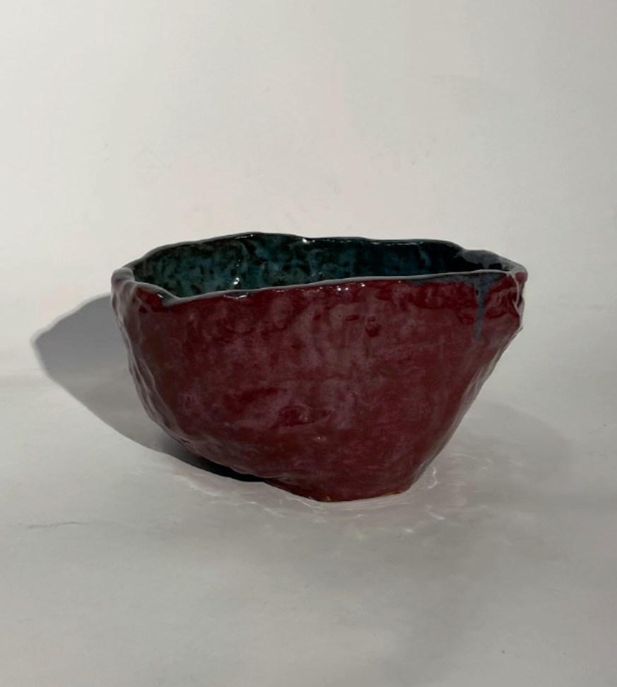 Oxblood Red Bowl
