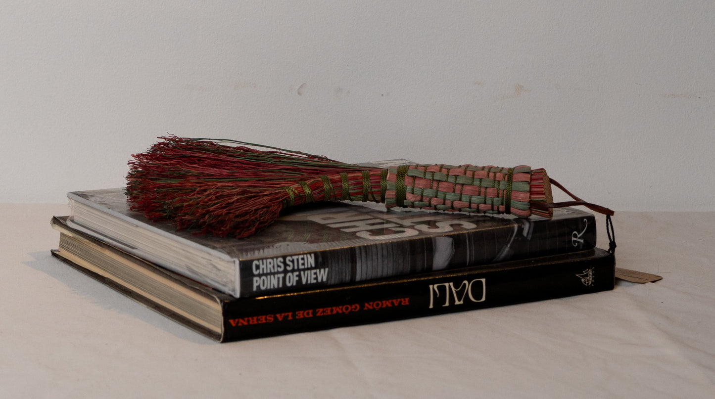 Red & Green Whisk Broom