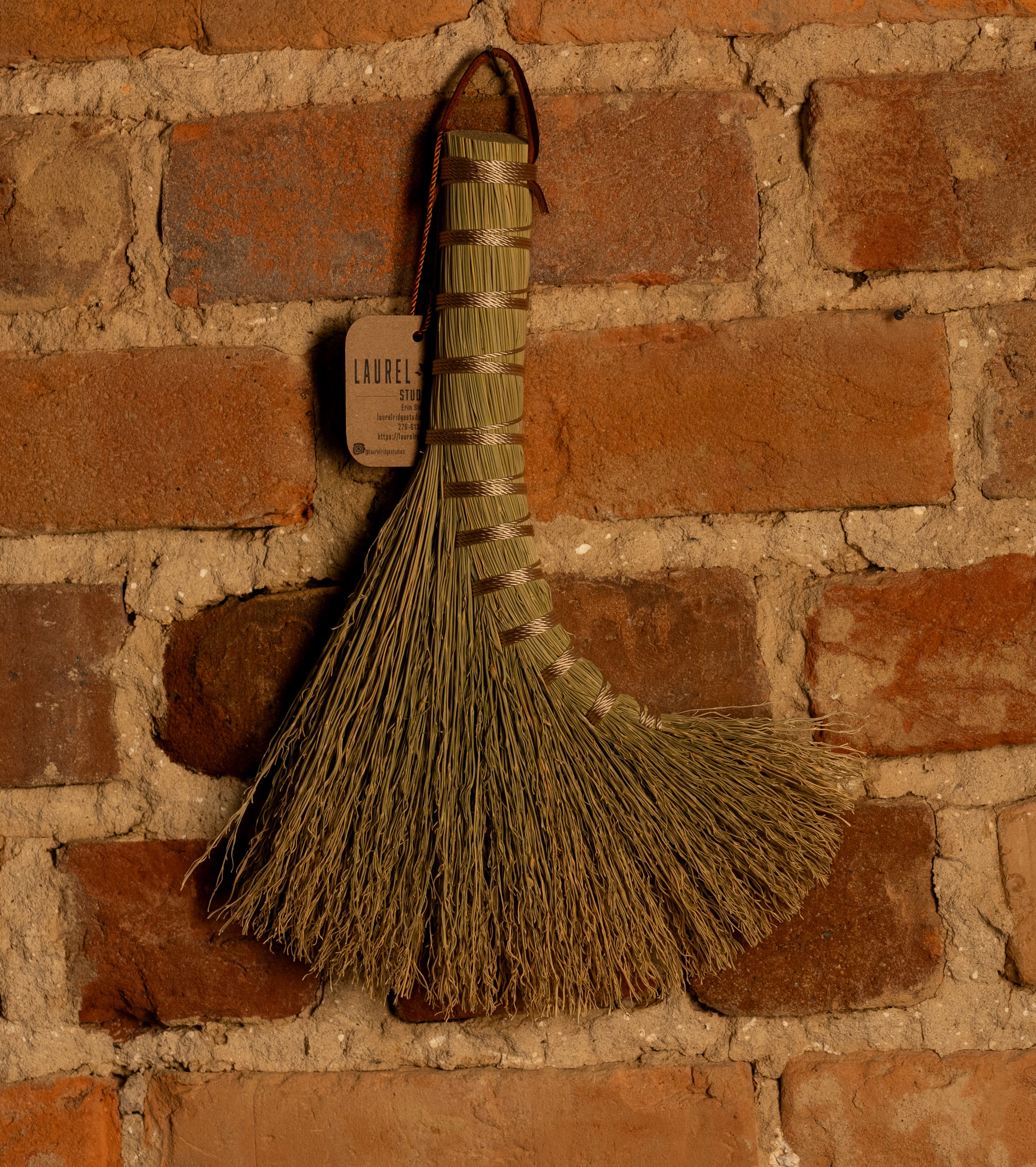 Gold Turkey Wing Brooms by Erin Simons